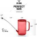 Small Watering Can Indoor Plants with Long Spout (1L, Red)