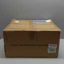 Kalolary 6 Pans Pizza Topping Storage Station, Stainless Steel Condiment Containers with Lids Spoons Ice Food Serving Display Container Salad Bar Buffet Station for Home Sauce Jam Kitchen Restaurant