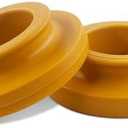 Sheisor Rear Coil Spring Insulators, Rear Upper Coil Spring Isolators Compatible with Jeep Cherokee 2014-2019 KL, 2015-2017 200 (Stocke height, Pair)