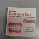 Moldable False Teeth, Dentures for Women and Men, Upper and Lower Silicone Denture Set, Fix your Smile in Minutes, 1PCS - FR