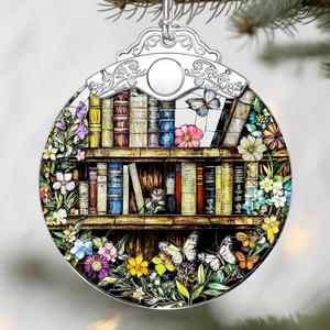 Christmas Ornaments: Christmas Tree Ornaments, Holiday Decor for Book Lover, Stocking Stuffers, Gift Ideas, Xmas Gift & Book Reader Gifts