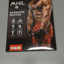 MhIL Workout Gloves for Men – Comfortable Gym Gloves for Men with Enhanced Grip for Safety and Hand Protection – Weight Lifting Protection with Wrist Wraps Support for Performance Boost and Style, L