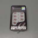 Masterpieces NFL Unisex Collector Edition Double Six Dominoes (One Size, Team Color)