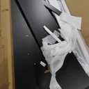 BigPonPon 2-Tier Washer and Dryer Countertop with 2.75" H Guard,58" W x 28" D Laundry Countertop Cover with Non-Slip Pad,Large Space Laundry Topper for Folding Clothes Over Washer and Dryer-Black