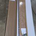 2-Pack Wood Panels for Wall - Acoustic Wood Slat Wall Panels, Soundproof Wooden Paneling for Interior Decor