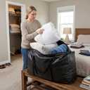 Heavy Duty Storage Bag with Handles for Moving & Storage (46Gal - 1 Pack), 46Gal/173L