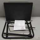 Adjustable TV Tray Tables with 6 Height & 3 Tilt Angle, Folding TV Dinner Tray,TV Table with Cup Holder on Bed & Sofa (1 Pack, Black)