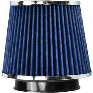 Universal Clamp On Air Intake Filter fits 3 In /3.5 In /4 In Three Different Size, Cone Air Intake FilterBlue