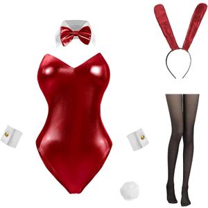 CR ROLECOS Bunny Costume Women Bunny Suit Cosplay Lingerie Adult Halloween Costumes, Small