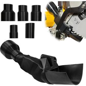 Miter Saw Dust Collection Adapter for DeWalt DWS779 & DWS780, 5-in-1 Vacuum Hose Connector, Improved Dust Collector Upgrade, Fits 12-Inch Sliding Miter Saw Accessories