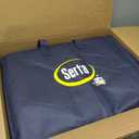 Serta Goose Feather Down Fiber Comforter Twin Size - 100% Cotton Cover Duvet Insert - Hotel Luxury Hypoallergenic Bedding Comforter All Season Medium Warmth 68 x 90 Inch White