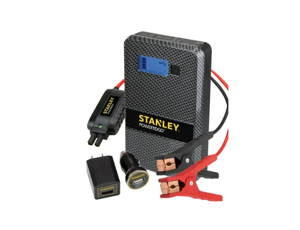 Stanley Portable Jump Starter/USB Power Pack (Li-Ion Rechargeable, SS4LS)