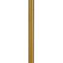 Eclipse 1-Light Metal & Glass Floor Lamp 