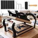 A3 Linocut Press Machine, Manual Lever Printing Press for Block Woodcut