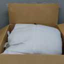 SLEEP ZONE Queen Size Cotton Mattress Pad, Machine Washable Mattress Protector Cover, Soft Cotton Top Cooling Mattress Topper Fits 8-21 inch Deep Pocket, Queen