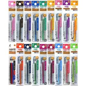 Pilot Gel Ink Pen Refills for FriXion Ball Slim 038 Gel Ink Pen, Extra Fine Point, 0.38mm, 20 Color Refill Set