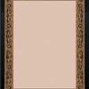 Black and Gold A3 Picture Frame: Wooden Frames for 11.75x16.5 Pictures Artwork Vertical/Horizontal Display, Wall Hanging Frame A3 with Glass and Back