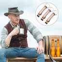 Junkin 30 Pcs Western Cowboy Party Favors Howdy Metal Bottle Opener Keychain Bulk Western Cowgirl Theme Favors for Wild West Derby Last Rodeo Bar Birthday Wedding Bridal Shower Gift Souvenirs (Brown)
