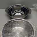 304 Stainless Steel Microporous Colander with Handle, Rice Washers Microporous Strainer Set For Washing Vegetables, Fruits And Rice, And Draining Cooked Pasta.