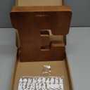 Summidate Large Wooden Piggy Bank for Kids Adults, Letter E Money Bank for Boys Girls, Personalized Initial Alphabet Bank for Coins Bills Change, Birthday and Decor