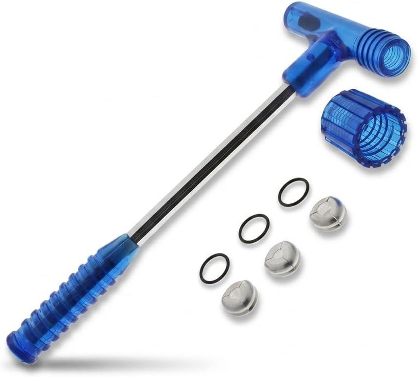 AmeriGunClub Impact Case Bullet Puller Easy Impact Inertia-Style Disassembly Tool for Handloading Fits Multiple Case Sizes with 3 Collets Polymer Construction