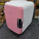 Cooluli Mini Fridge for Bedroom - Car, Office Desk & Dorm Room - Portable 4L/6 Can Electric Plug In Cooler & Warmer for Food, Drinks, Skincare Beauty & Makeup - 12v AC/DC & Exclusive USB Option, Black