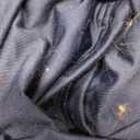 GOBLES Women's Sexy Long Sleeve V Neck Ruched Bodycon Mini Party Cocktail Dress Navy Small