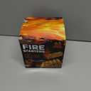 Shwuevei 65 pcs Fire Starter - Natural Fire Starters for Fireplace, Pellet Stove & Wood, Fire Pit, Smoker, BBQ, Chimney, Pizza Oven - Fire Starters for Grill, Charcoal Starter