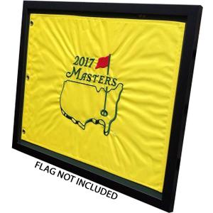 Compact Black Golf Flag Frame, Moulding blk-007, NEW Fairway Green and Black Mats (holds 13x17 Masters Golf Flags; flag Not Incl)