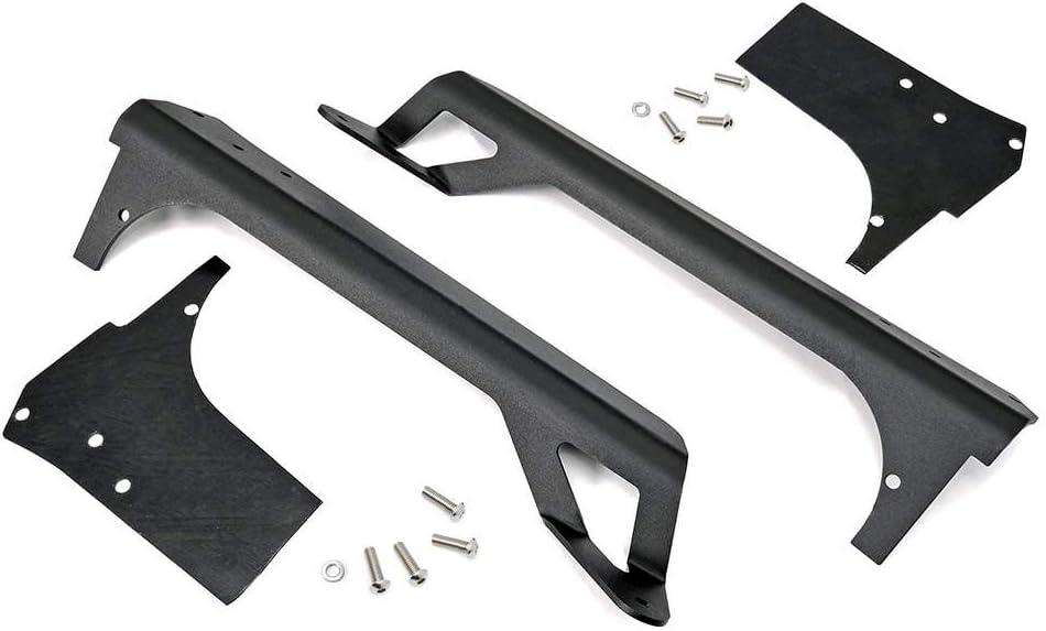 Rough Country 50" LED Light Bar Upper Windshield Mounts for Jeep Wrangler TJ (1997-2006) - LED Bar Mounting Brackets, Pair