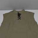 Mens Pirate Vest Sleeveless Shirts, Gothic Viking Costumes Medieval Renaissance Tank Tops Vampire Cotton Cosplay, M