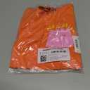 Amazon Essentials Girls Short-Sleeve T-Shirts (Medium, Bright Orange Jelly)