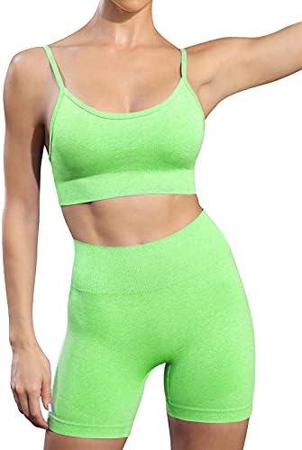 Ourgifts Workout Sets for Women 2 Piece Outfits Gym Shorts Women High Waisted with Adjustable Padded Sports Bra Gym Sets, XL Ourgifts Workout Sets for Women 2 Piece Outfits Gym Shorts Women High Waisted with Adjustable Padded Sports Bra Gym Sets, XL