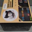 Shoe Slots Organizer 12 Pack - Shoe Stacker,3 Levels Adjustable, Space Savers 50%,Double Layer Holders for Closet (Transparent), Organizador de Zapatos