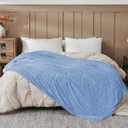 Cooling Blanket Throw Size 50"x70", Summer Lightweight Breathable Ice Blanket, Cooling Blankets for Hot Sleepers Night Sweats Adults Absorb Heat Keep Cool