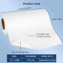 Sublimation Paper Roll 13 Inch x 328 Feet 105gsm Quick Drying Compatible with Inkjet Printer for T-shirts Tumblers Fabric DIY