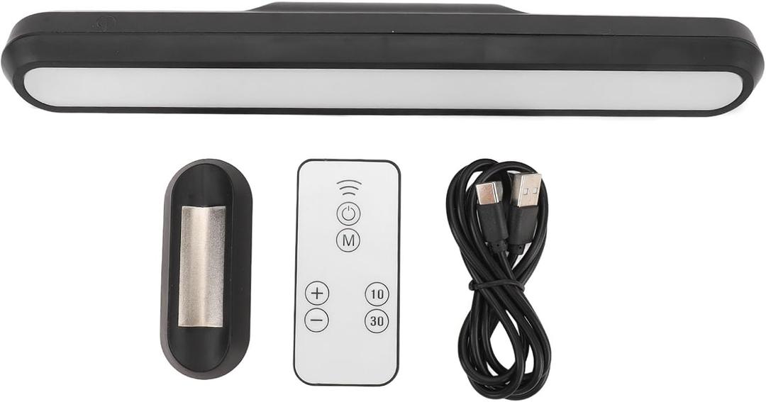 LED Desk Light 42 LEDs Touch Control Adjustable Magnetic LED Light Bar Soft Eye Caring Flexible Mounting Options Stepless Dimmable USB Powered Under Counter Lamp