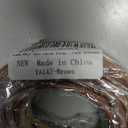 3 x Feluz Women Belt Thin Pants Strap Grommet Alloy Buckle PU Leather Width for Lady Dresses (Brown)