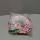 moonoom 20 Ft x 1.6''Wall Decoration Molding Trim, Self-Adhesive 3D Chair Rail Panel Molding, Flexible DIY Wall Trim for Walls Mirror Window Frame and Home Decoration (White)