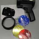 MIXILIN Rechargeable Spotlight, 2,000,000 Lumens Handheld Hunting Flashlight Led Spot Light with Cob Light and Solar Panels, Lightweight and Super Bright Spotlight for Hunting Boating Camping