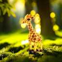 Larcele Micro Giraffe Building Blocks Animal Mini Building Toy Bricks,4737 Pieces KLJM-02 (Model 2841)