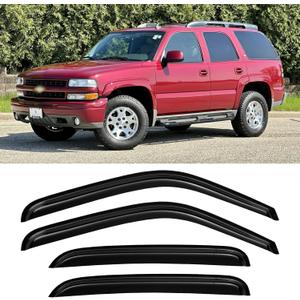 Window Rain Guards Visors for 2000-2006 Chevy Tahoe, Window Vent Wind Shades Deflectors for 00-06 GMC Yukon