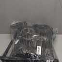 Collapsible Wagons Carts Foldable Wagon, Foldable Wagon Cart with Wheels, Folding Wagons for Beach Camp Sports Garden, 2 Cup Holders/Lightweight Portable/Black/360 LBS