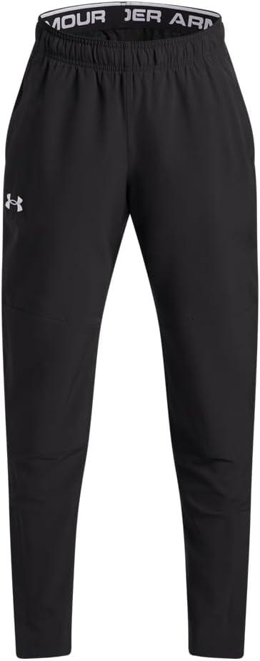 Under Armour Boys Hockey Warm Up Pants (X-Large, (001) Black / / White)