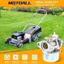 MOTOALL 11A-426A711 Carburetor Kits Fit for Troy-Bilt 11A-436A711 12AV566M066 11A-426A066 11A-426C211 11A-426C266 12AE449A266 12AJ866E266 Lawn Mower with Gaskets Spark Plug Fuel Hose