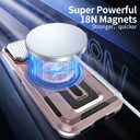 Camera Stand Case for iPhone 16E, [Compatible with Mag Safe] [Lens Cover] 2024 Version Military Grade Protective Soft Case for iPhone 16E 6.3 inch Men Women, Pink