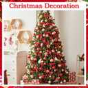 60 Pcs Red Bows for Gift Wrapping, Red Valentines Day Satin Ribbon Bows for Cake Decorating Crafts Treat Bags, 5 x 7 Inch