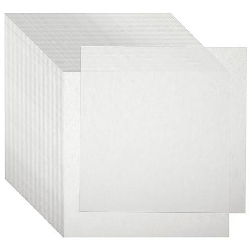 Juvale 500-Pack Wax Paper Sheets for Food - Pre-Cut Square Liners - 6x6 in White