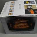 Chefman Crispinator Air Fryer 6-in-1 with 8 Qt capacity, 450F Max Temp with TurboFry Pro Technology for Fast and Even Results, Viewing Window, Nonstick Ceramic Basket (Concrete)