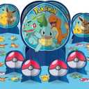 Table Decorating Kit (23 Pc Set) - Sturdy, Perfect Party Essential For Themed Parties & Events, Pokemon